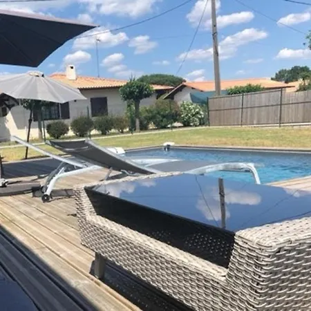 Maison Famille Avec Piscine, Wi-fi Et Parking A - Fr-1-319-583 Gujan-Mestras
